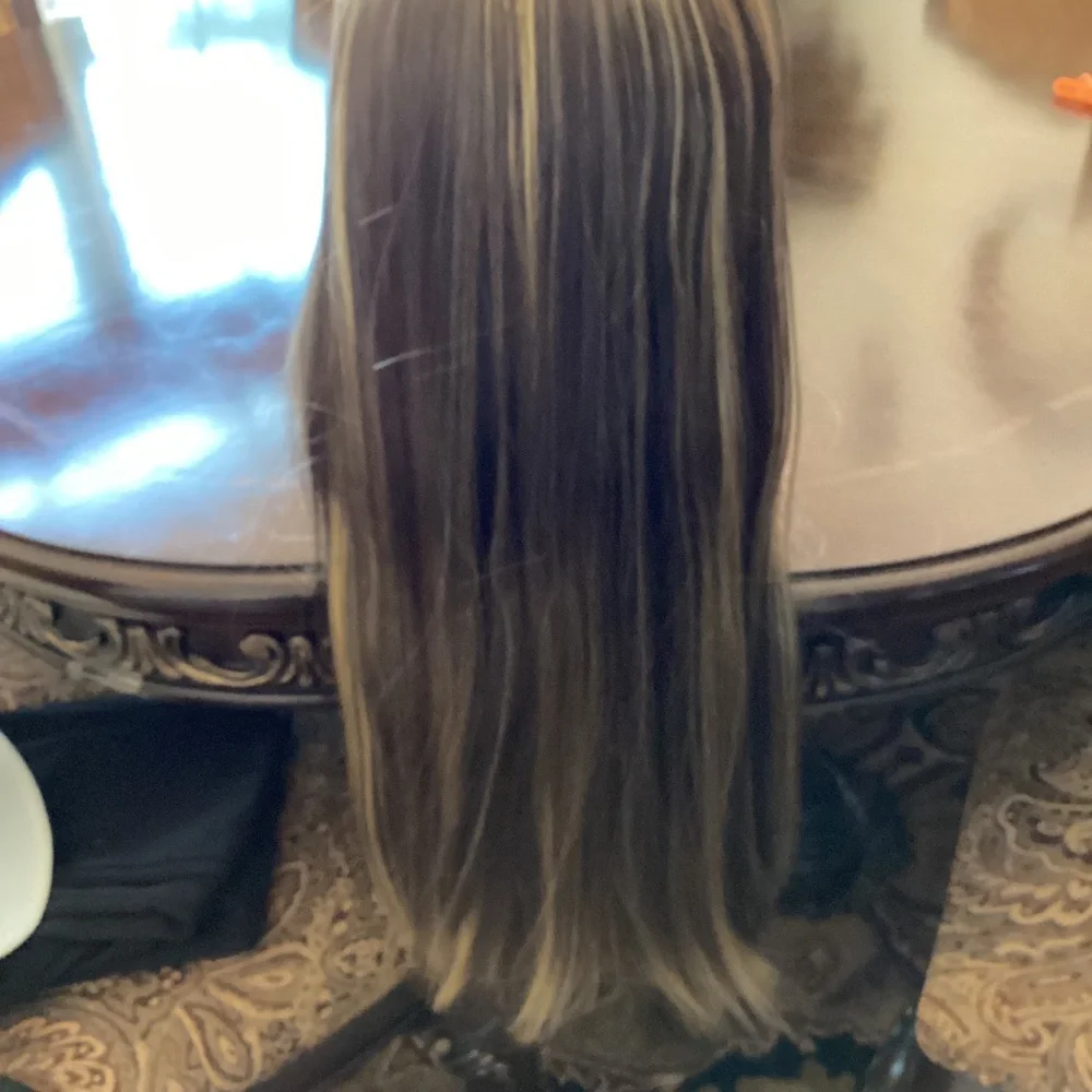 Synthetic Wig Highlights  ( Color: Mixed)